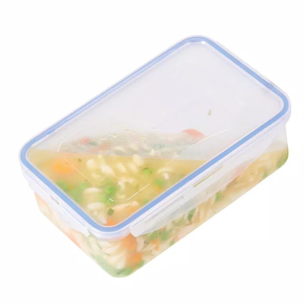 Lock & Lock Easy Essentials 14-Piece Rectangular Food Storage Container Set, BPA-Free