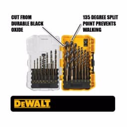 DEWALT 21-Piece Black Oxide Twist Drill Bit Set thumbnail 3