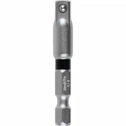 Makita ImpactXPS 1/4 in. Square 2 in. Socket Adapter for High-Torque Impact Drivers thumbnail 1