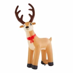 Home Accents Holiday 11 ft. Giant Inflatable Reindeer with LED Lights, Large Outdoor Christmas Decoration thumbnail 3