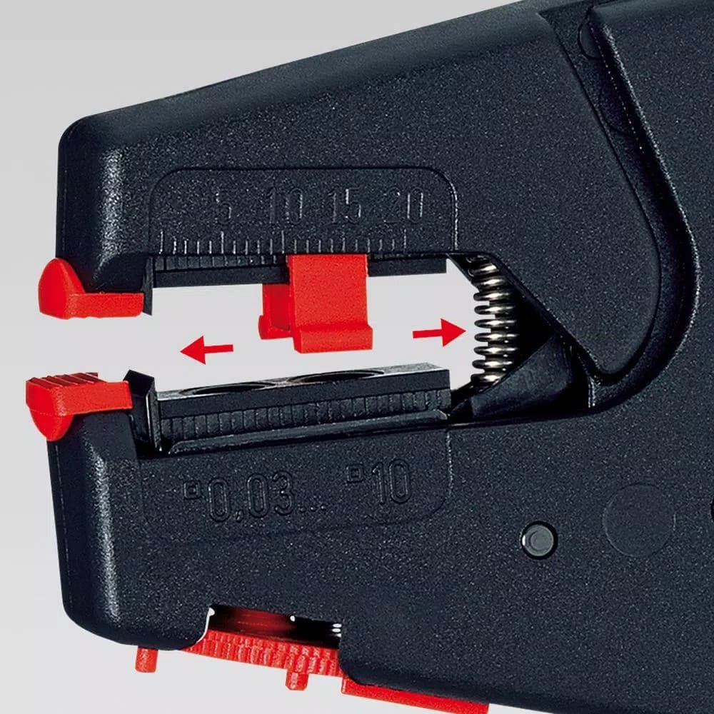KNIPEX 8 in. Self-Adjusting Wire Stripper and Cutter