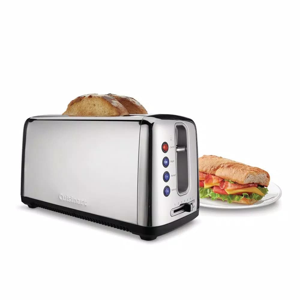 Cuisinart 2-Slice Stainless Steel Artisan Bread Long Slot Toaster