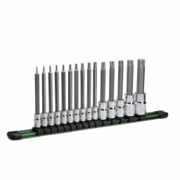 Capri Tools 15-Piece Long Torx Star Bit Socket Set, S2 Steel & Chrome Vanadium thumbnail 1