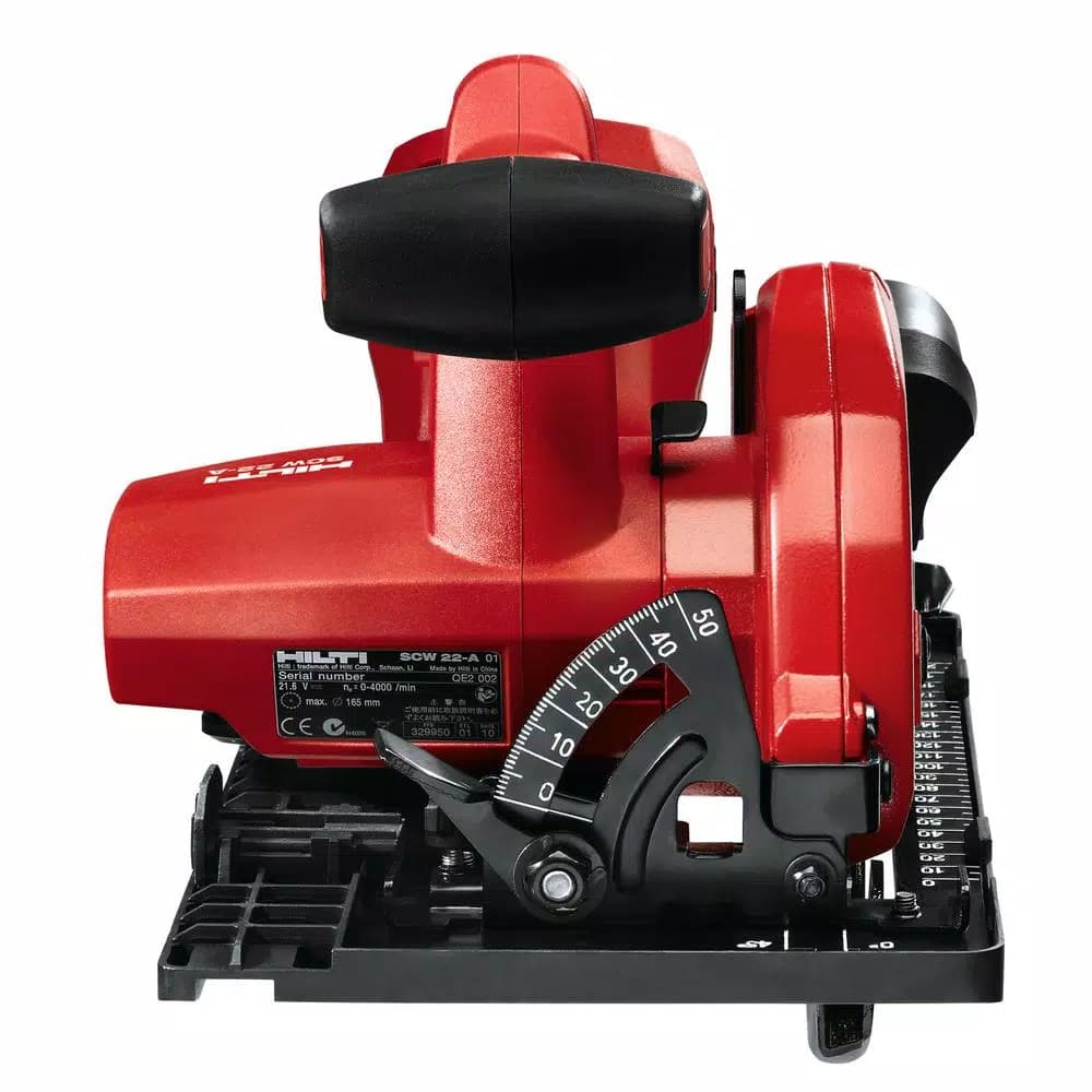 Hilti 22V Lithium-Ion Cordless Circular Saw Kit with 2 Batteries and Charger