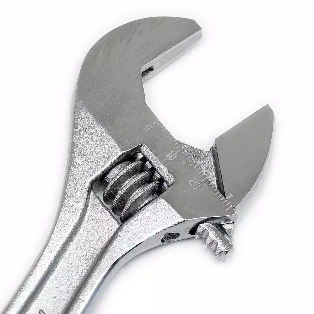 Crescent 8 in. Adjustable Wrench with Cushion Grip and Hex Jaw Design
