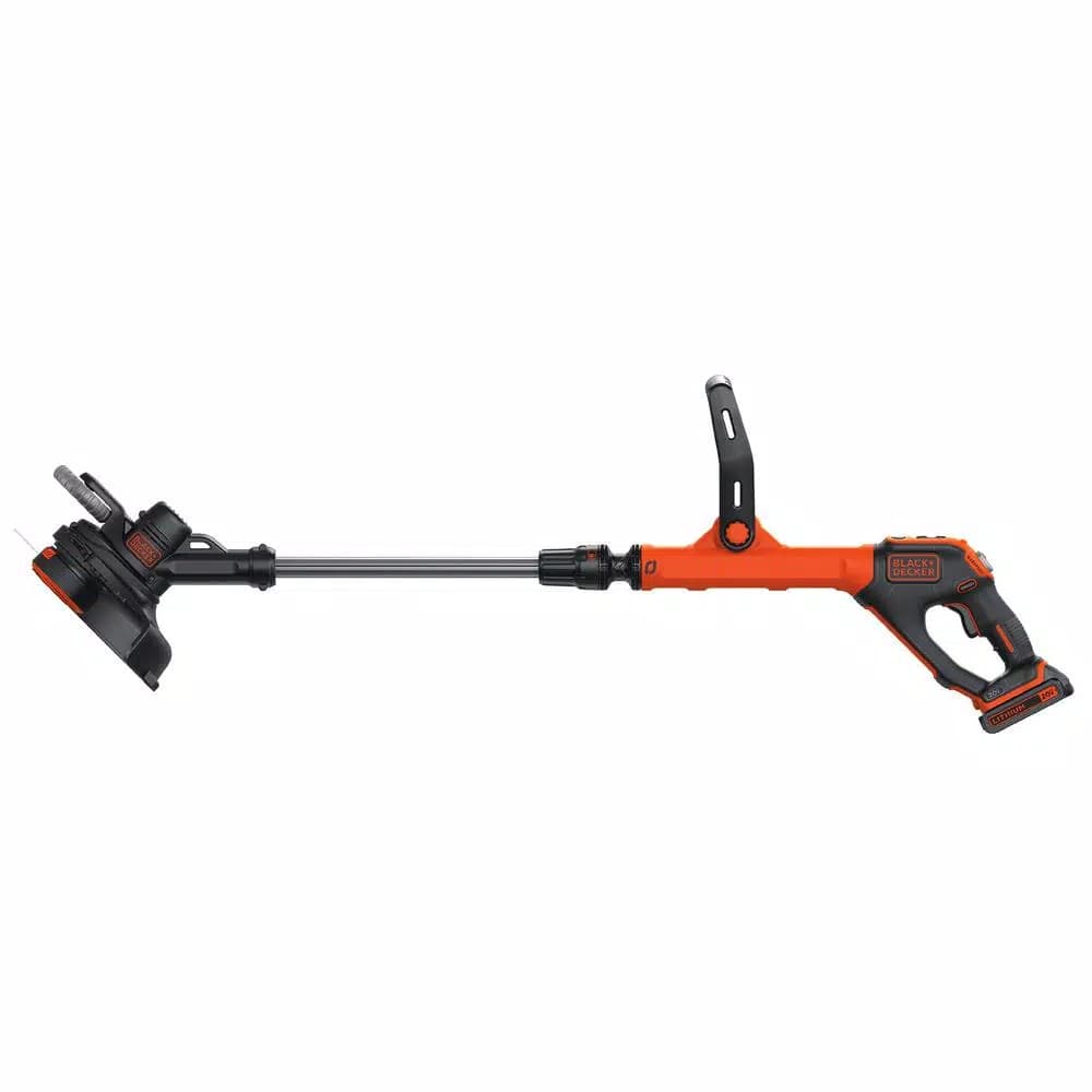BLACK+DECKER 20V MAX Cordless String Trimmer and Edger Combo with (2) 1.5 Ah Batteries and Charger