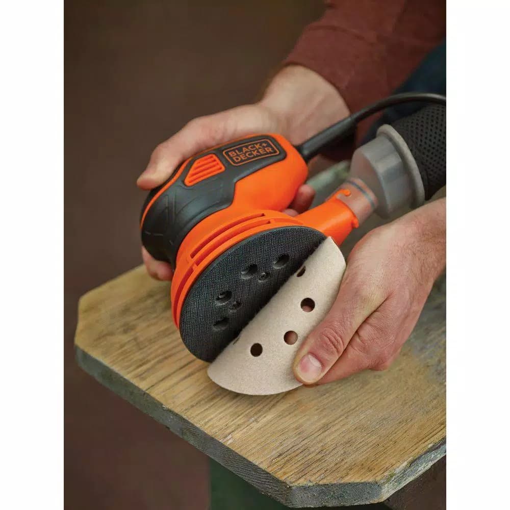 BLACK+DECKER 5 in. Corded Random Orbital Sander, 2.4 Amp