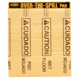 Rubbermaid Commercial Products Rubbermaid Commercial Over-the-Spill Absorbent Pads Tablet, 25 Sheets, Yellow thumbnail 1