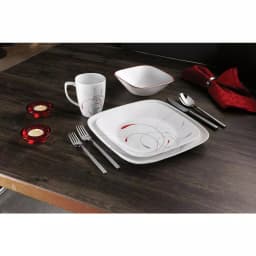 Corelle Square 16-Piece Splendor Glass Dinnerware Set, Service for 4 thumbnail 9