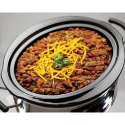 Hamilton Beach 6 Qt. Programmable Silver Slow Cooker with Temperature Controls thumbnail 5