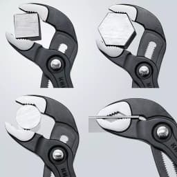 KNIPEX 10 in. Alligator Pliers, Forged Steel with 61 HRC Hardened Teeth thumbnail 4