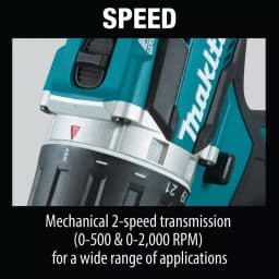 Makita 18V LXT Brushless 1/2 in. Driver-Drill Kit with Two 5.0 Ah Batteries, Charger, and Bag thumbnail 10