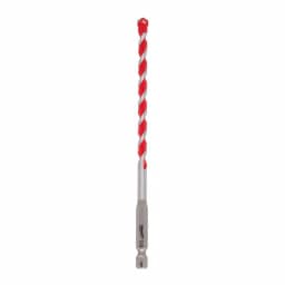 Milwaukee SHOCKWAVE 1/4 in. Carbide Hammer Drill Bit for Concrete, Stone, and Masonry thumbnail 1