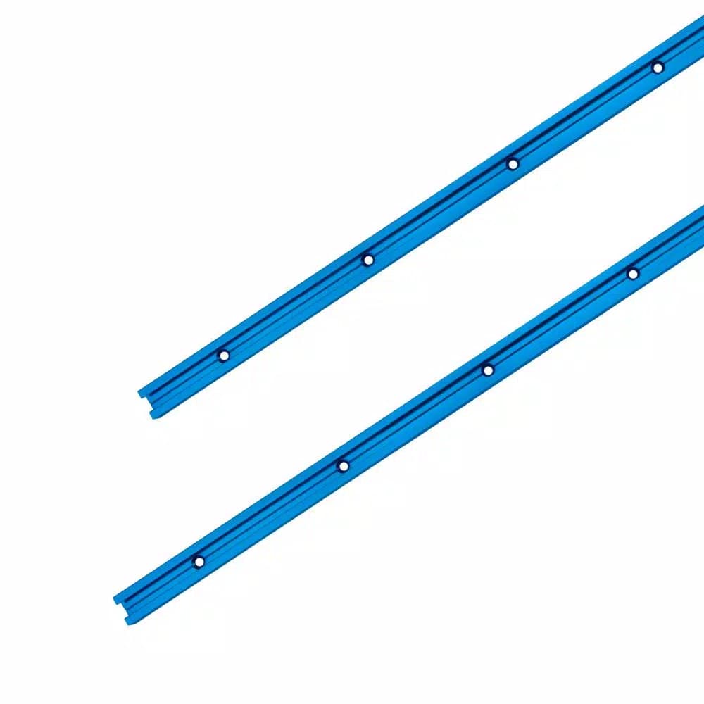 POWERTEC 24 in. Universal T-Track, 2-Pack Anodized Aluminum