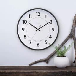 Equity by La Crosse 14 in. Commercial Black Analog Wall Clock with Quartz Movement thumbnail 5