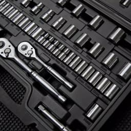 Stanley 85-Piece 1/4 in. and 3/8 in. Socket Set, SAE and Metric thumbnail 4