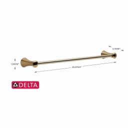 Delta Lahara 24 in. Towel Bar in Champagne Bronze thumbnail 3