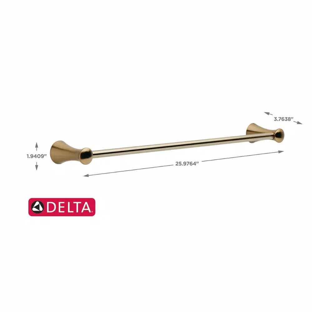 Delta Lahara 24 in. Towel Bar in Champagne Bronze