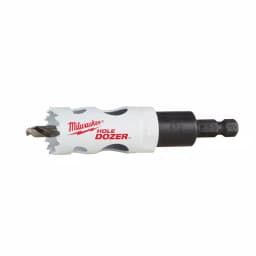 Milwaukee 1 in. Hole Dozer Bi-Metal Hole Saw with 3/8 in. Arbor & Pilot Bit thumbnail 1