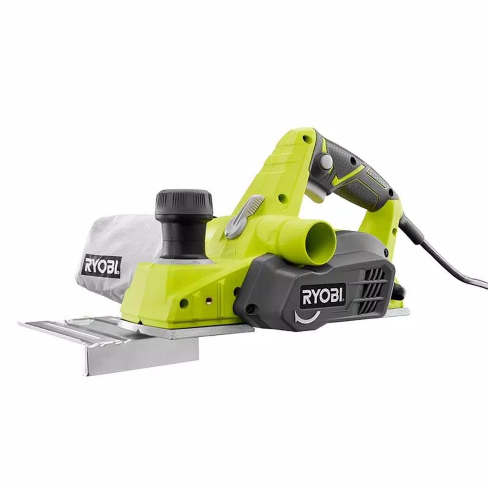 RYOBI 6 Amp Corded 3-1/4 in. Hand Planer with Reversible Double-Edged Blades