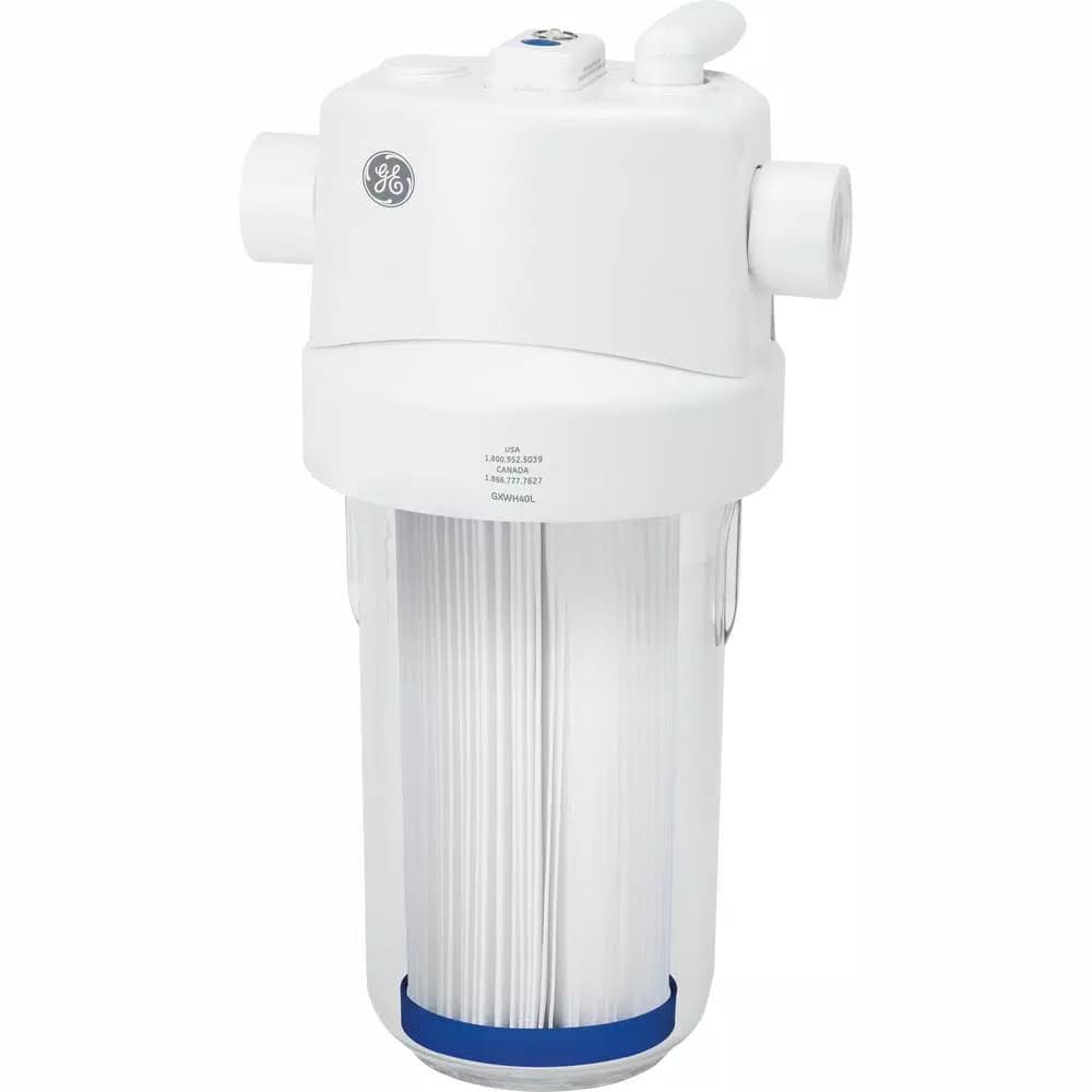 GE Heavy-Duty Whole House Water Filtration System, Sediment and Rust Reduction