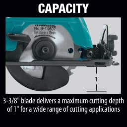 Makita 12V MAX CXT Lithium-Ion 3-3/8 in. Cordless Circular Saw (Tool-Only) thumbnail 7