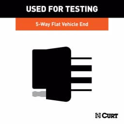 CURT 5-Way Flat Connector Tester for Trailer Wiring thumbnail 3