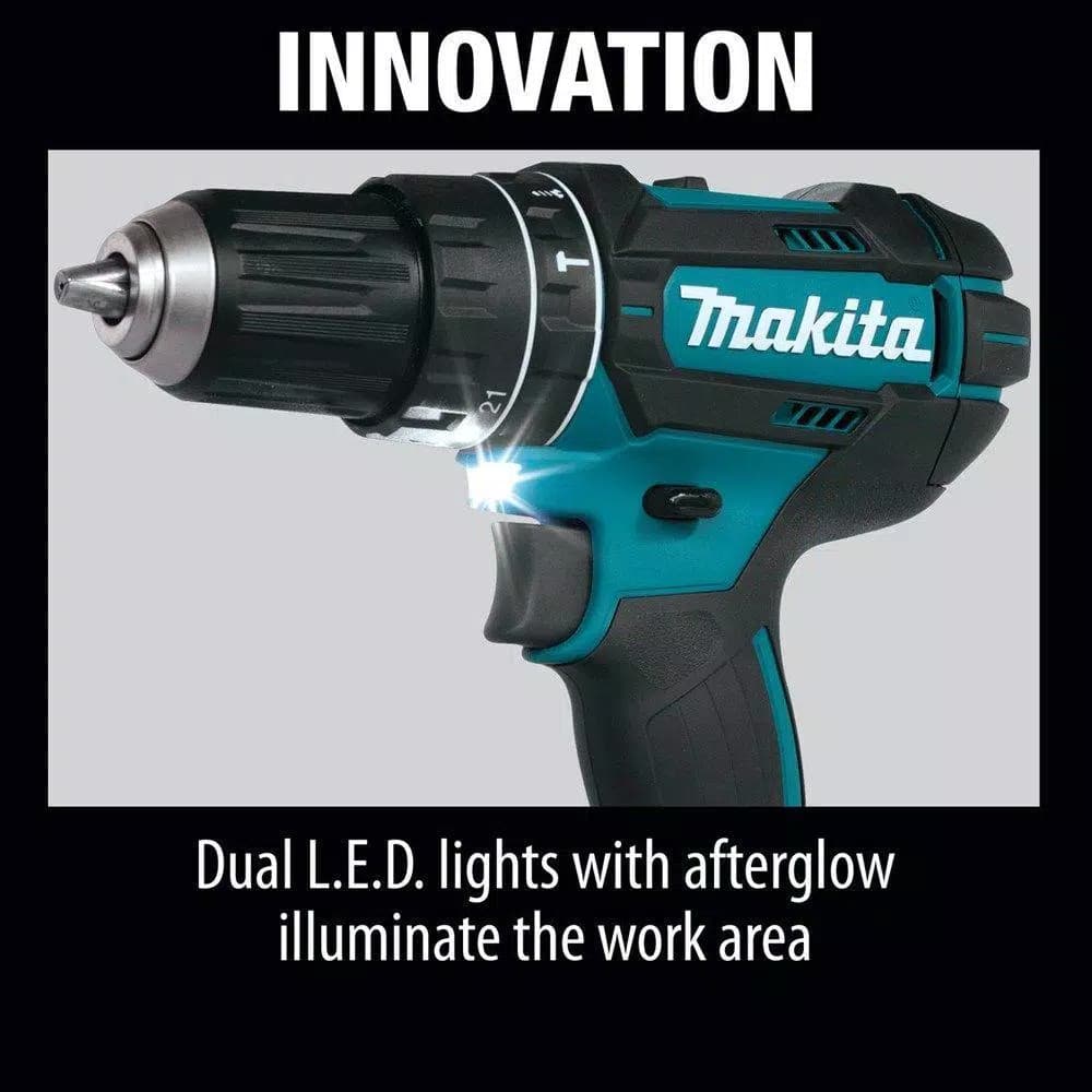 Makita 18V LXT Lithium-Ion 1/2 in. Cordless Hammer Driver Drill (Tool-Only)
