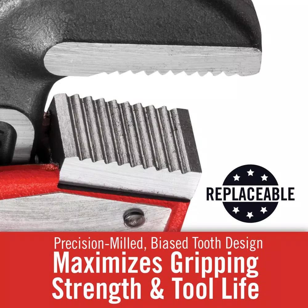 RIDGID 18 in. Heavy-Duty Straight Pipe Wrench