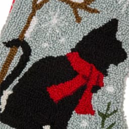 Glitzhome 21 in. Hooked Cat and Dog Christmas Stockings, 2-Pack thumbnail 3
