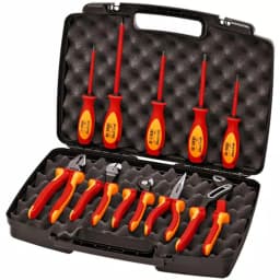 KNIPEX 10-Piece 1,000-Volt Insulated Hand Tool Set with Hard Case thumbnail 1