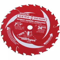 DIABLO Freud Demo Demon Amped 7-1/4 in. 24-Teeth Circular Saw Blade for Framing and Demolition thumbnail 7