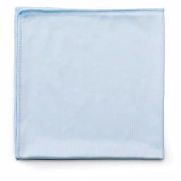 Rubbermaid Commercial Products HYGEN 16 in. Microfiber Glass Mirror Cloth, Blue (Case of 12) thumbnail 1