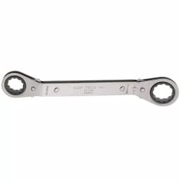 Klein Tools 3/4 in. x 7/8 in. Fully Reversible Ratcheting Offset Box Wrench thumbnail 1