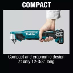 Makita 12V MAX CXT Lithium-Ion Cordless 3/8 in. Right Angle Drill Kit (2.0 Ah) thumbnail 5