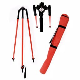 AdirPro Aluminum Red Prism Pole Tripod with Side-Entry Thumb Screw Head thumbnail 2