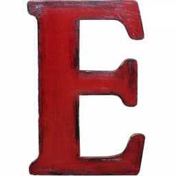 Jeff McWilliams Designs 15 in. Oversized Unfinished Wood Letter (E) - Industrial Style Wall Decor thumbnail 3