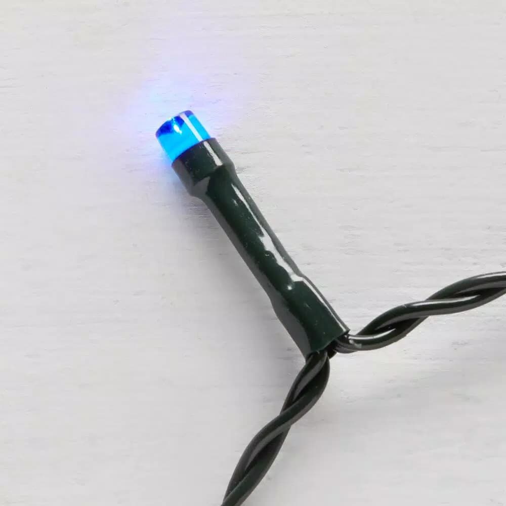 Home Accents Holiday 26 ft. 100-Light Multicolor LED Battery-Operated String Lights with Timer, 8 Functions