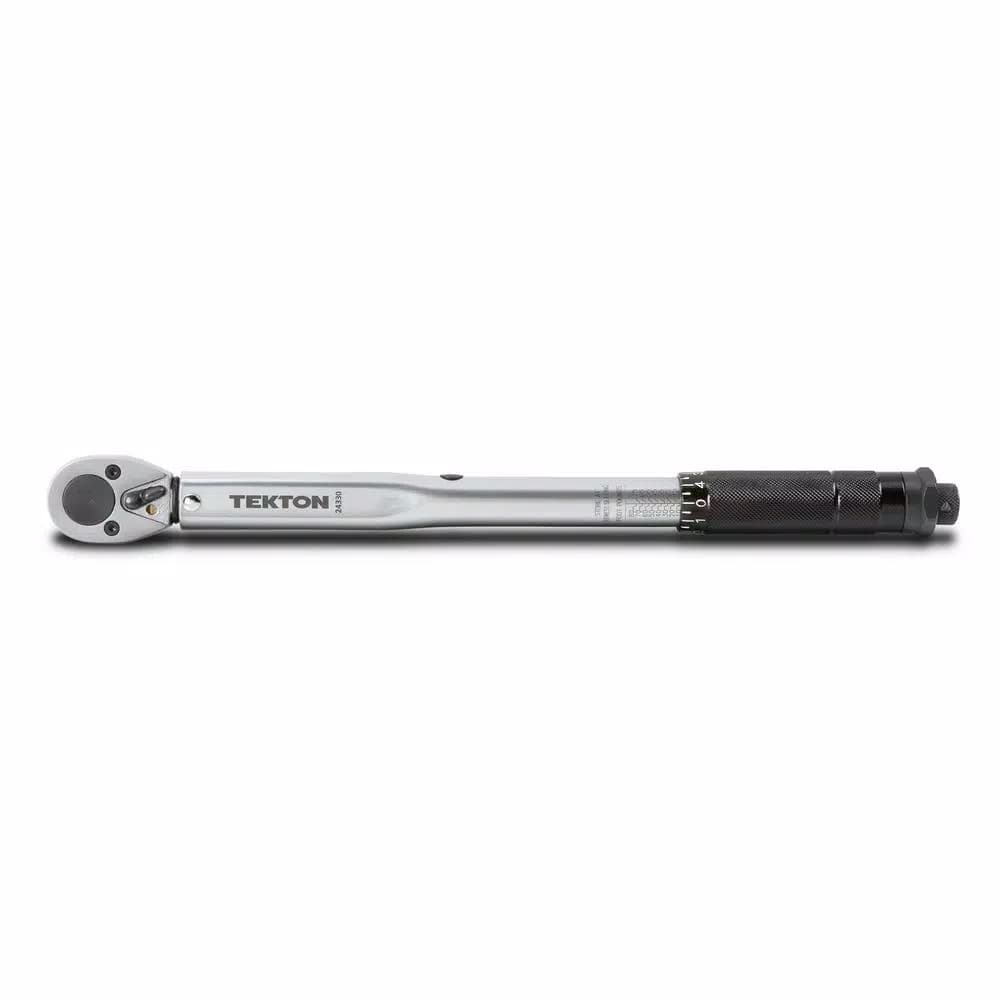 TEKTON 3/8 in. Drive Click Torque Wrench, 10-80 ft.-lb.