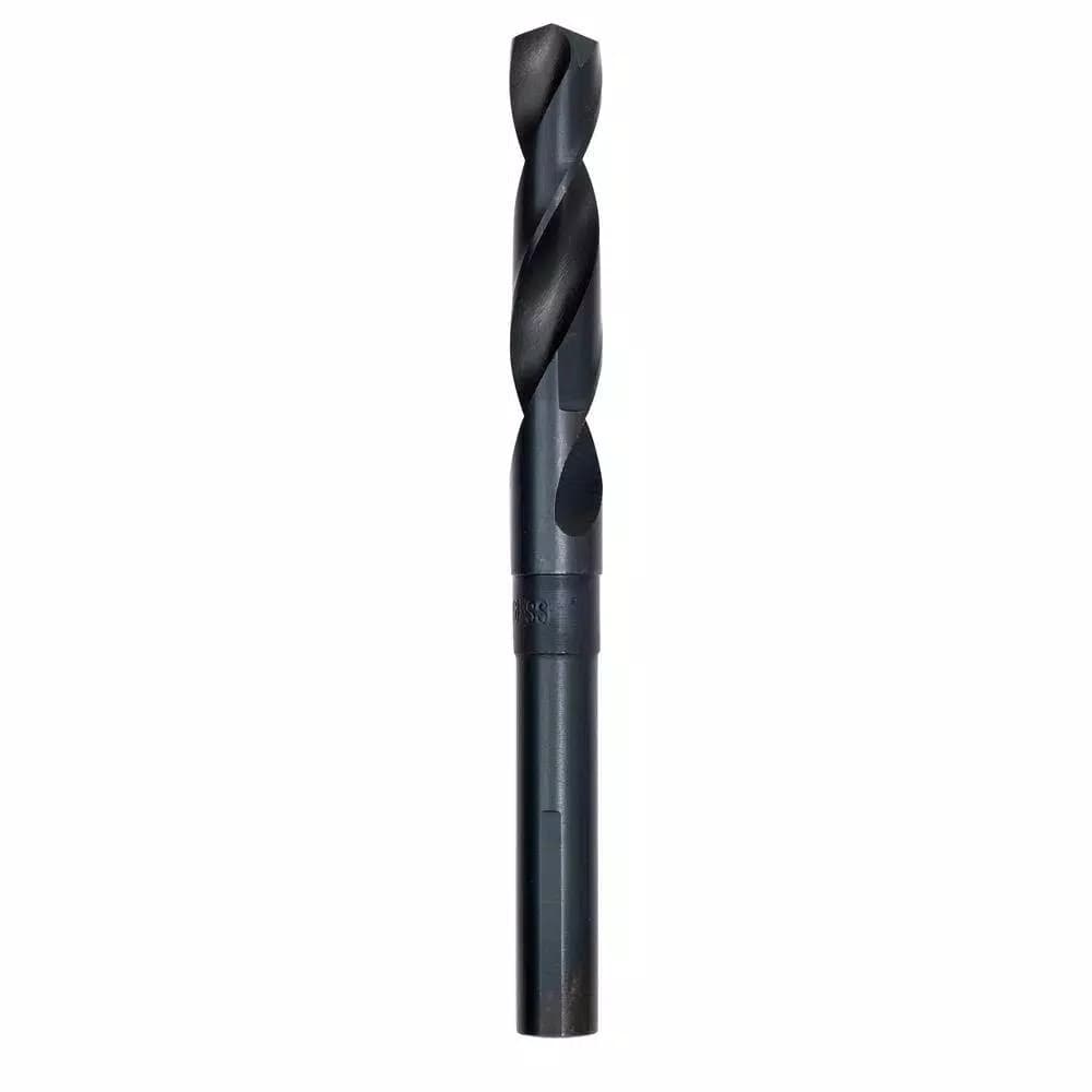 Milwaukee 17/32 in. Thunderbolt Black Oxide Twist Drill Bit, 1/2 in. Shank