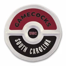 Magnolia Lane South Carolina NCAA Officially Licensed 15 in. Melamine Chip and Dip Serving Tray thumbnail 1