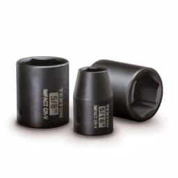 TEKTON 3/8 in. Drive 6-Point Shallow SAE Impact Socket Set, 5/16-3/4 in. thumbnail 2
