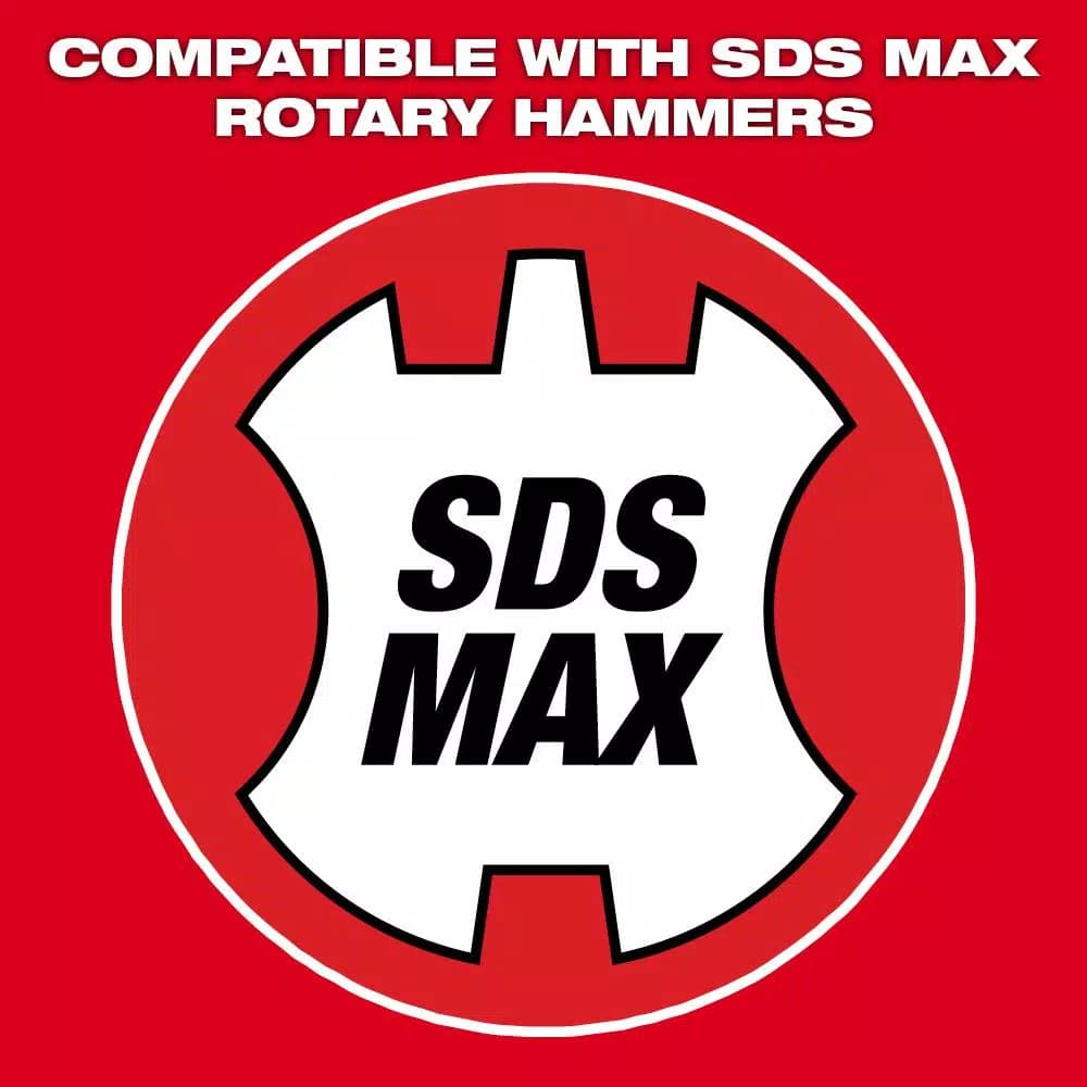 Milwaukee 2 in. x 12 in. SDS-Max SLEDGE Scraping Chisel