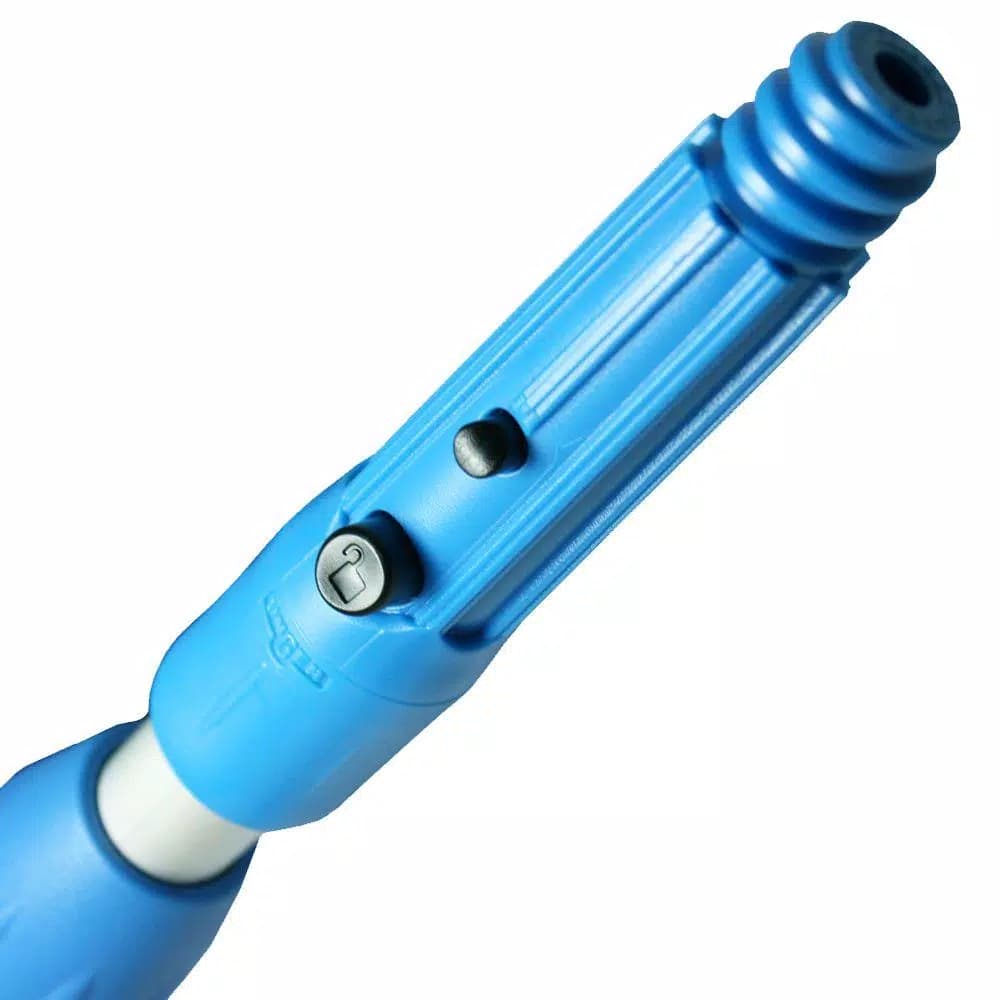 Unger Aluminum Telescopic Pole, 4-8 ft. Extendable Cleaning Handle with Locking Cone