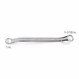 TEKTON 1 in. x 1-1/16 in. 45° Offset Double Box End Wrench thumbnail 2