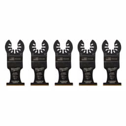 Milwaukee 1-3/8 in. Carbide Universal Fit Extreme Wood/Metal Oscillating Multi-Tool Blade (5-Pack) thumbnail 7