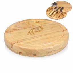 TOSCANA Philadelphia Eagles Circo Wood Cheese Board Set with 4 Stainless Steel Tools thumbnail 2
