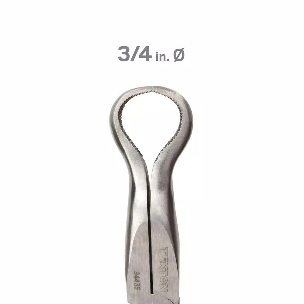 TEKTON 10-1/2 in. Long Reach Hose Ring Pliers with Crosscut Teeth