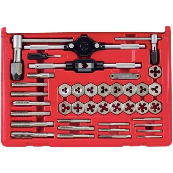 Vermont American 40-Piece Metric Tap and Die Set with Blow-Molded Case
