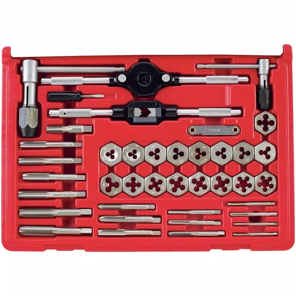 Vermont American 40-Piece Metric Tap and Die Set with Blow-Molded Case